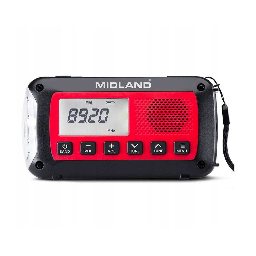 Midland ER100 nødradio med 2.600 mAh batteri billede