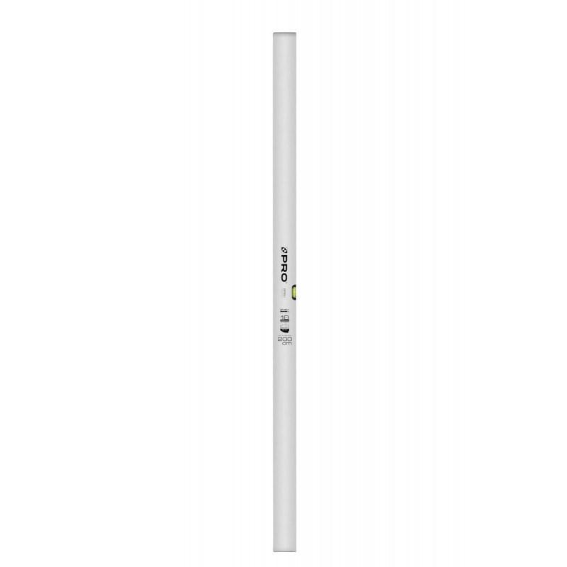 Aflang libelle – murer-vaterpas 300 cm (Leveling Rod PRO)