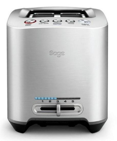 Sage the Smart Toast STA825BAL2EEU1 - Brødrister - 2 skive - 2 Holdere - sølv