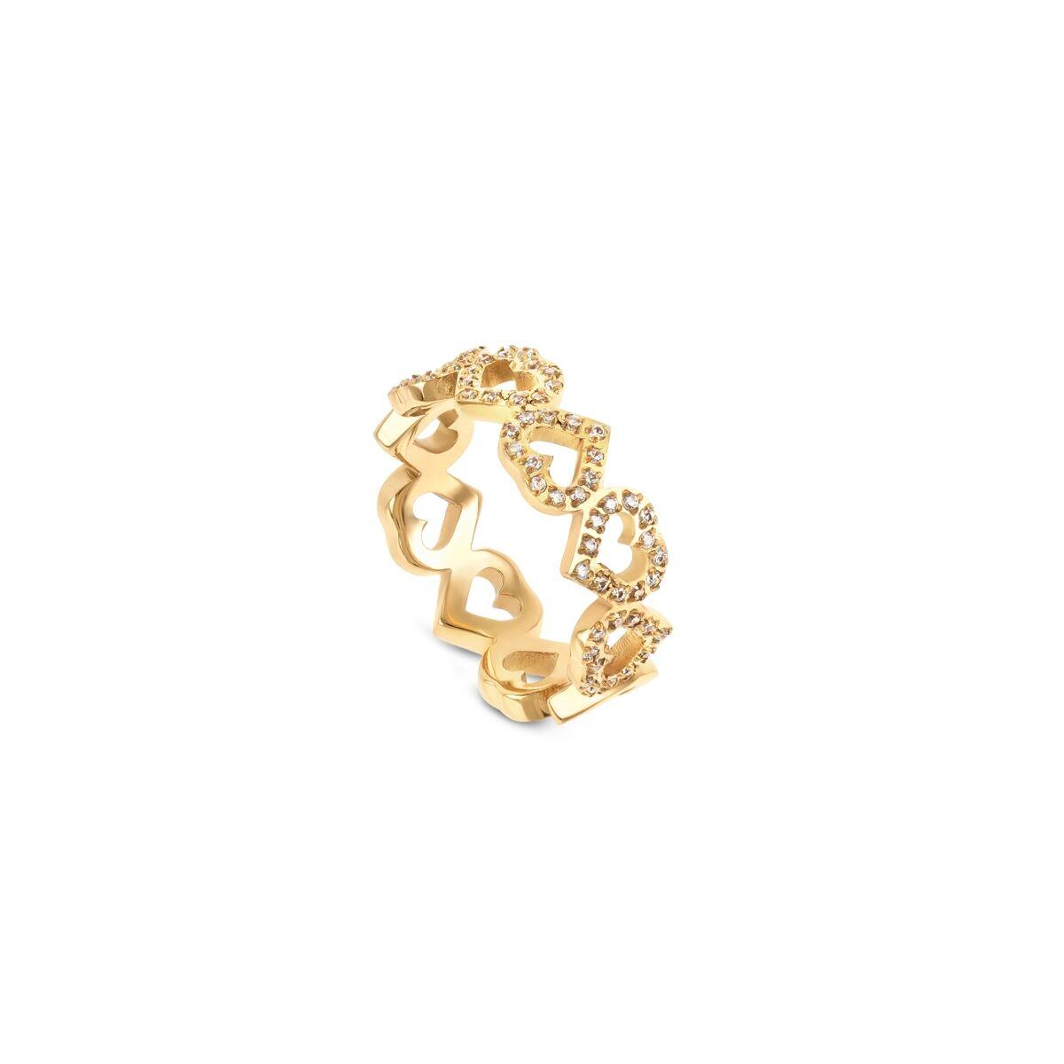 One Jewels OJRR04G-7 ring til kvinder - gylden, str. 7