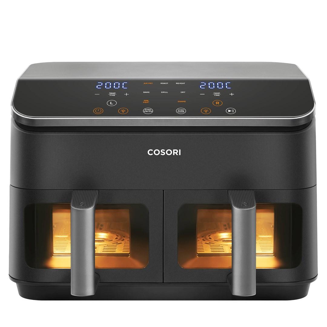 COSORI Dual Basket Chef Edition airfryer Sort, 8,5 l