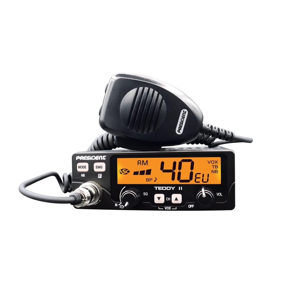 CB-radio President TEDDY II+ ASC VOX 12/24V AM/FM