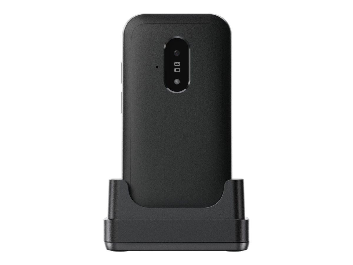 Doro Leva E22 2,8" 4G klaptelefon 64/128 MB - sort/hvid billede