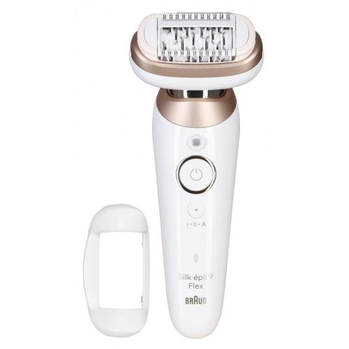 Braun Silk-épil 9 Flex 9-360 epilator - 3D hoved, 40 pincetter, rosa/hvid