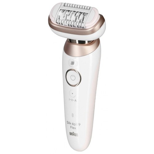 Braun Silk-épil 9 Flex 9-360 epilator - 3D hoved, 40 pincetter, rosa/hvid