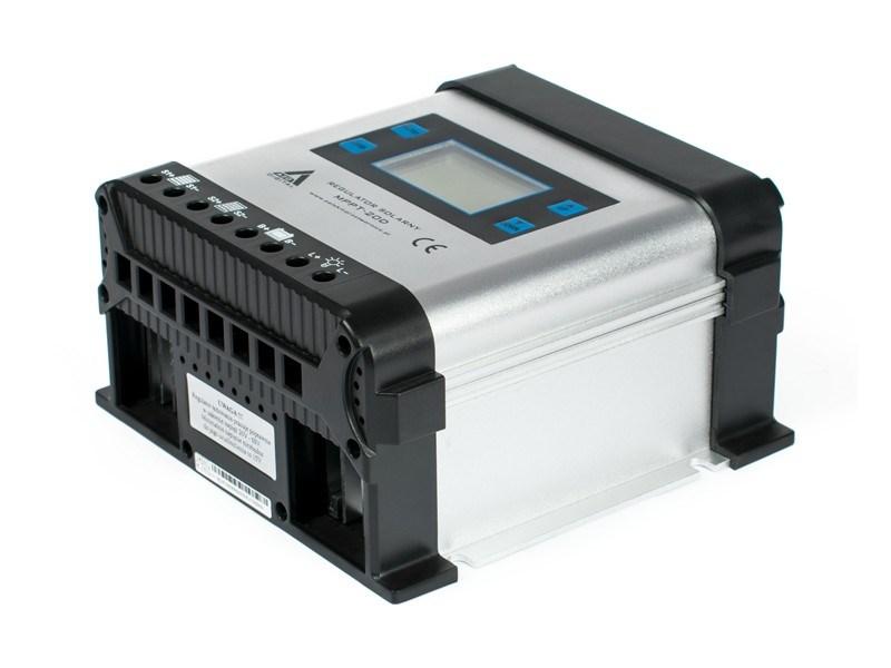 Solar MPPT-opladningscontroller AZO Digital 12/24 - 20A LCD-display