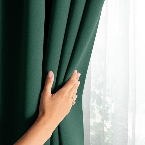Mørklægningsgardin blackout 140x270 cm - flaskegrøn | AmeliaHome