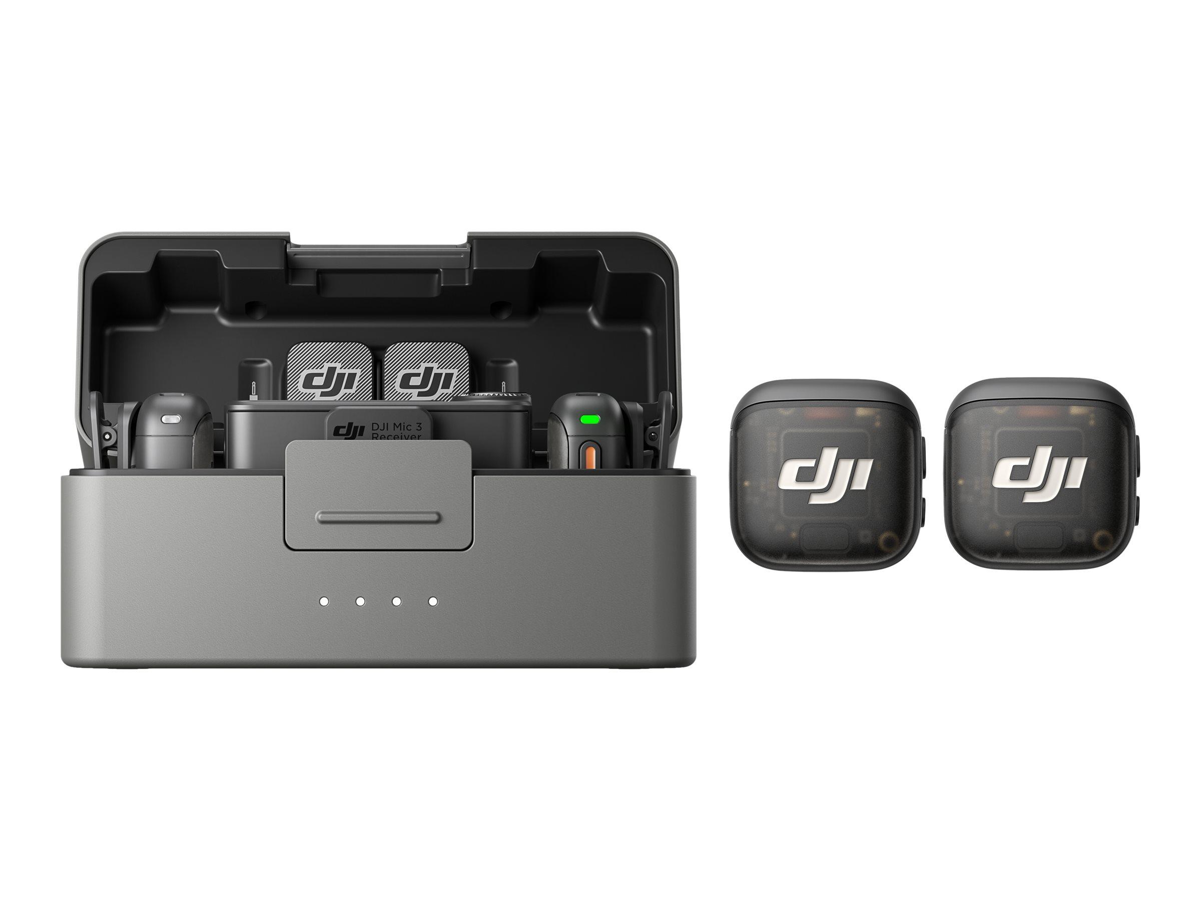 DJI Mic 3 - trådløst mikrofonsystem (sort)
