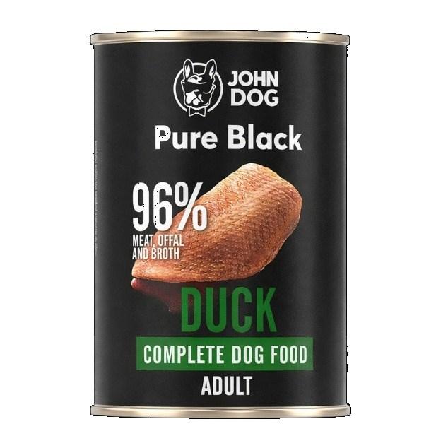 JOHN DOG Pure Black And – vådfoder til hund, 400 g