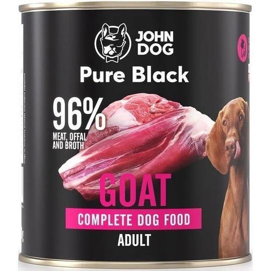 JOHN DOG Pure Black vådfoder med ged - 800 g