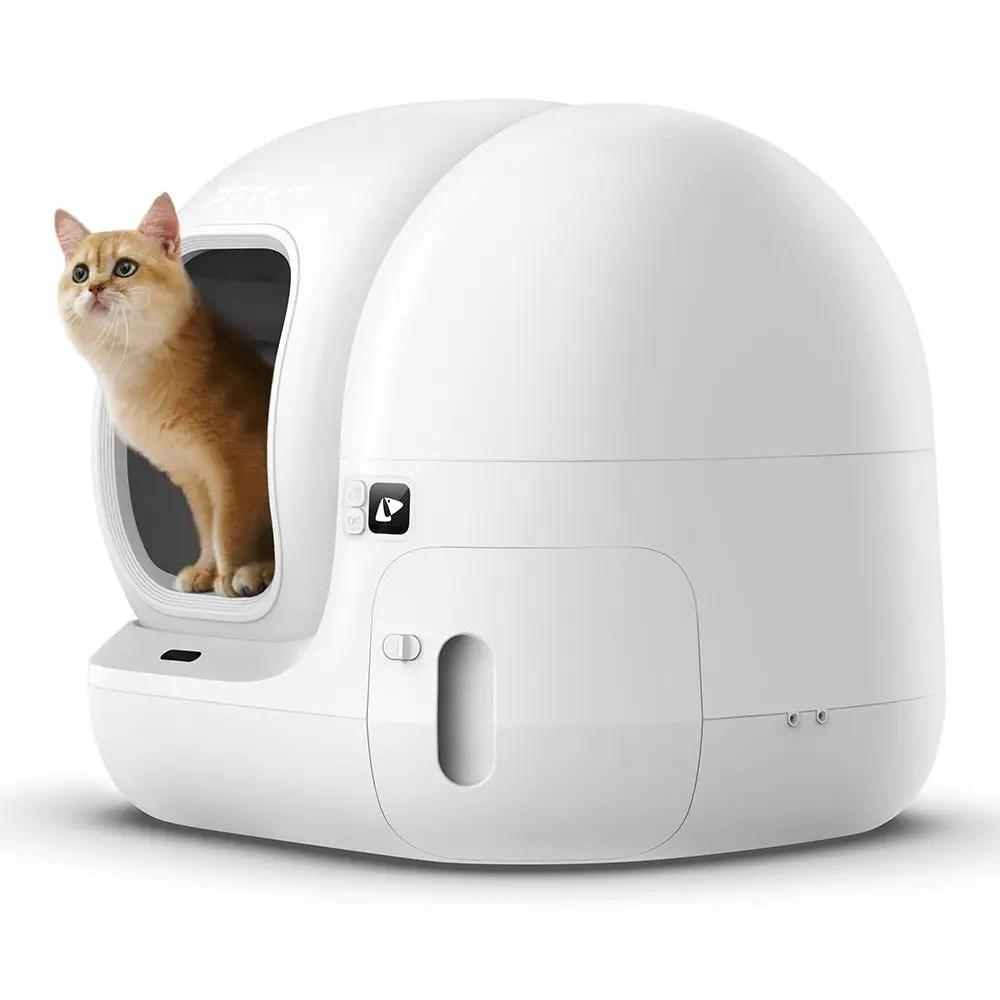 PETKIT Pura Max 2 - selv-rensende kattebakke, hvid