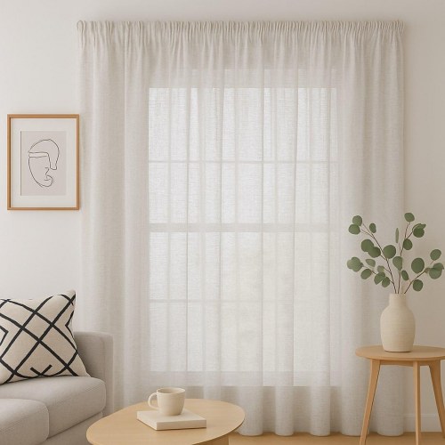 Voilegardin RESTILO Drimar - beige, 140 x 250 cm
