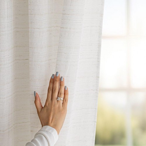 Voilegardin RESTILO Drimar - beige, 140 x 250 cm