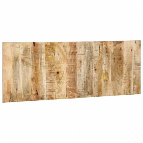 Sengegavl 140 cm i massivt ru mangotræ