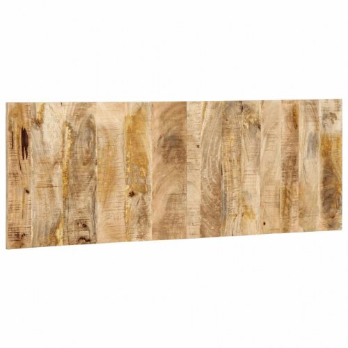 Sengegavl 140 cm i massivt ru mangotræ