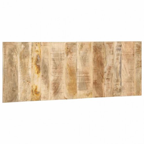 Sengegavl 140 cm i massivt ru mangotræ