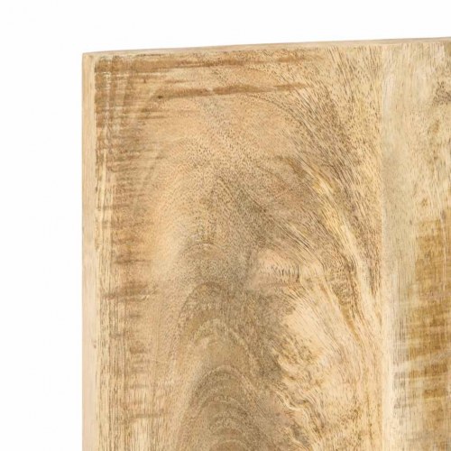 Sengegavl 140 cm i massivt ru mangotræ