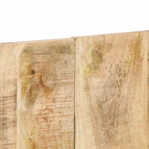 Sengegavl 140 cm i massivt ru mangotræ