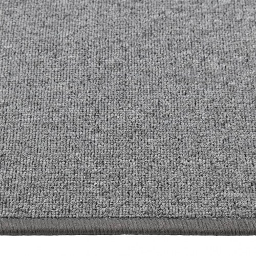 Tæppeløber 80 × 250 cm - mørkegrå, tuftet polypropylen