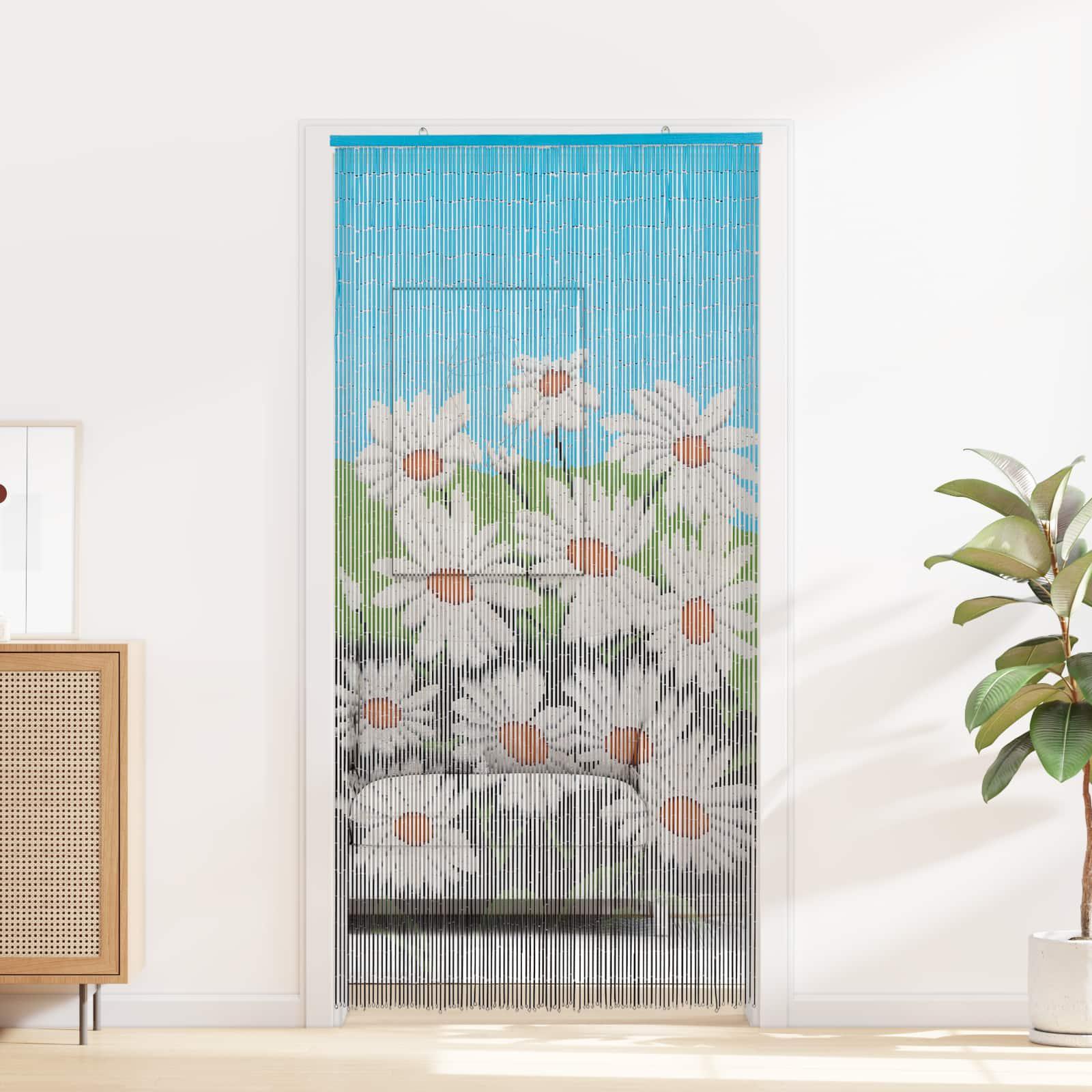 Insekt Dør Gardin flerfarvet 200 x 100 cm Bambus