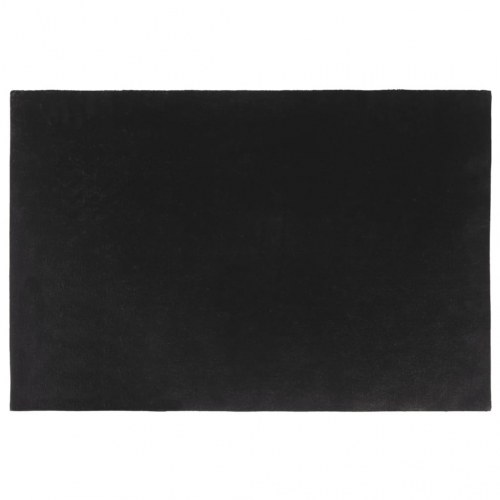 Dørmåtte i coir 60 × 90 cm - mørkegrå, tuftet med skridsikker PVC-bagside