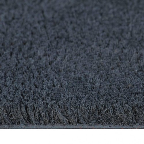 Dørmåtte i tufted coir 40 × 60 cm - mørkegrå