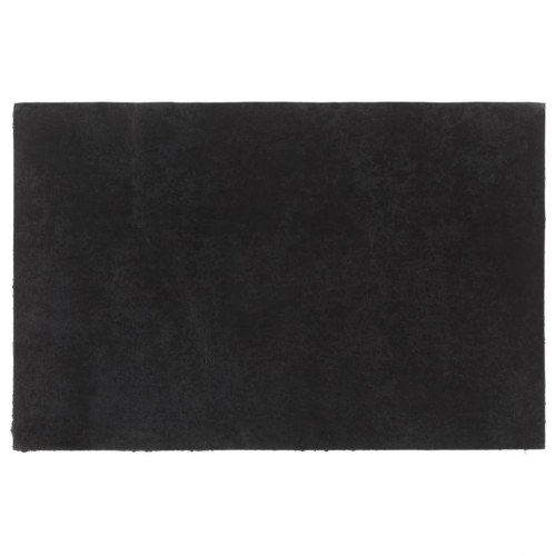 Dørmåtte 65×100 cm - tuftet coir, sort med skridsikker PVC