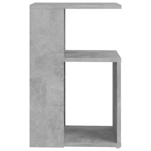 Sidebord 36x30x56 cm konstrueret træ betongrå