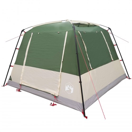 Toilet Telt Grøn 10-personers 185T Polyester med PU Coating