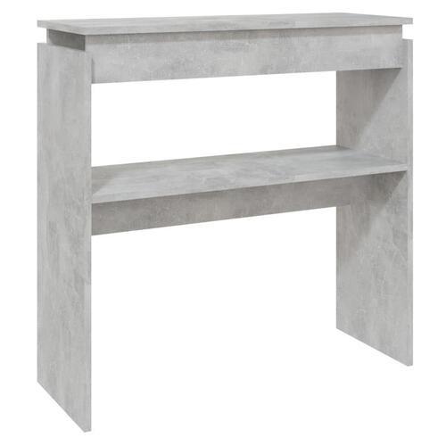 Konsolbord 80x30x80 cm spånplade betongrå