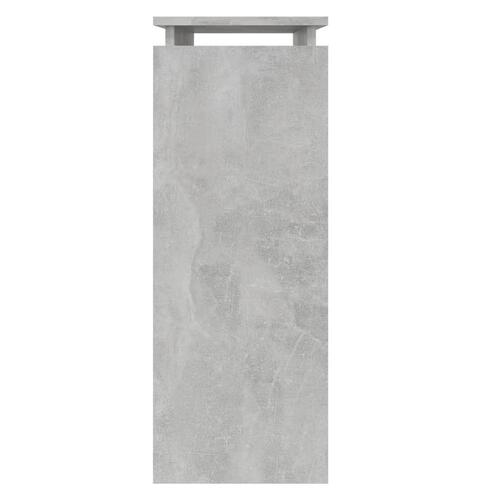 Konsolbord 80x30x80 cm spånplade betongrå