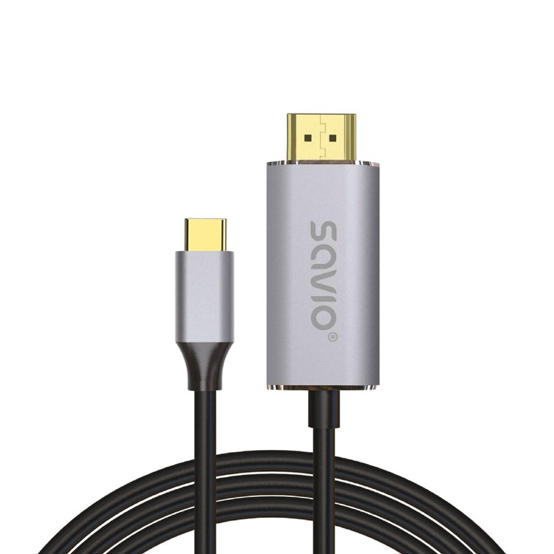 Savio CL-199 USB‑C til HDMI kabel 2 m – USB 3.2 Gen 2