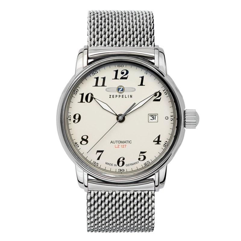 Zeppelin LZ127 7656M-5 automatisk herreur med mesh-rem