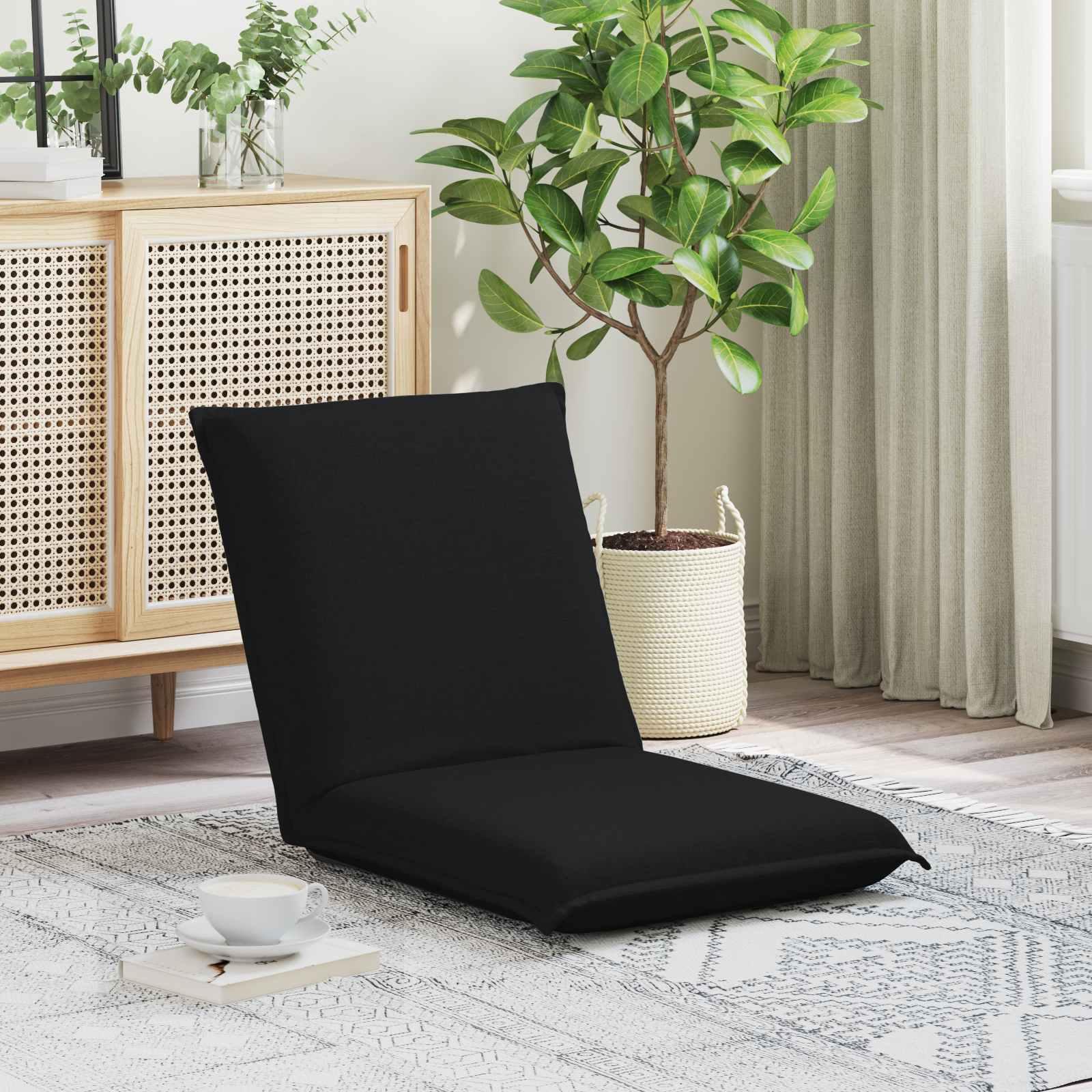 Gulvstol Sort 54 x 64 x 59 cm Stof