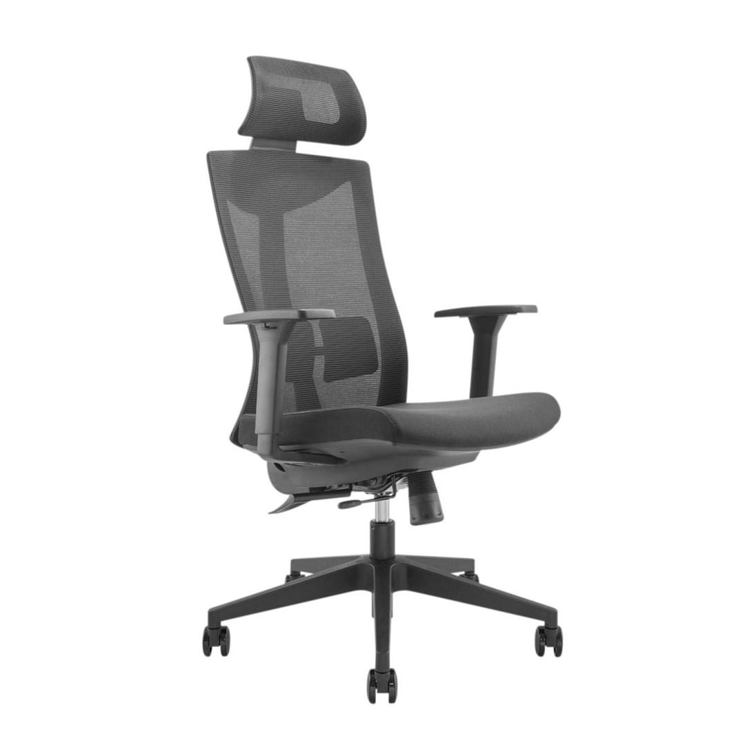 Ergo Office ER-414 ergonomisk kontorstol med høj ryg – max 150 kg