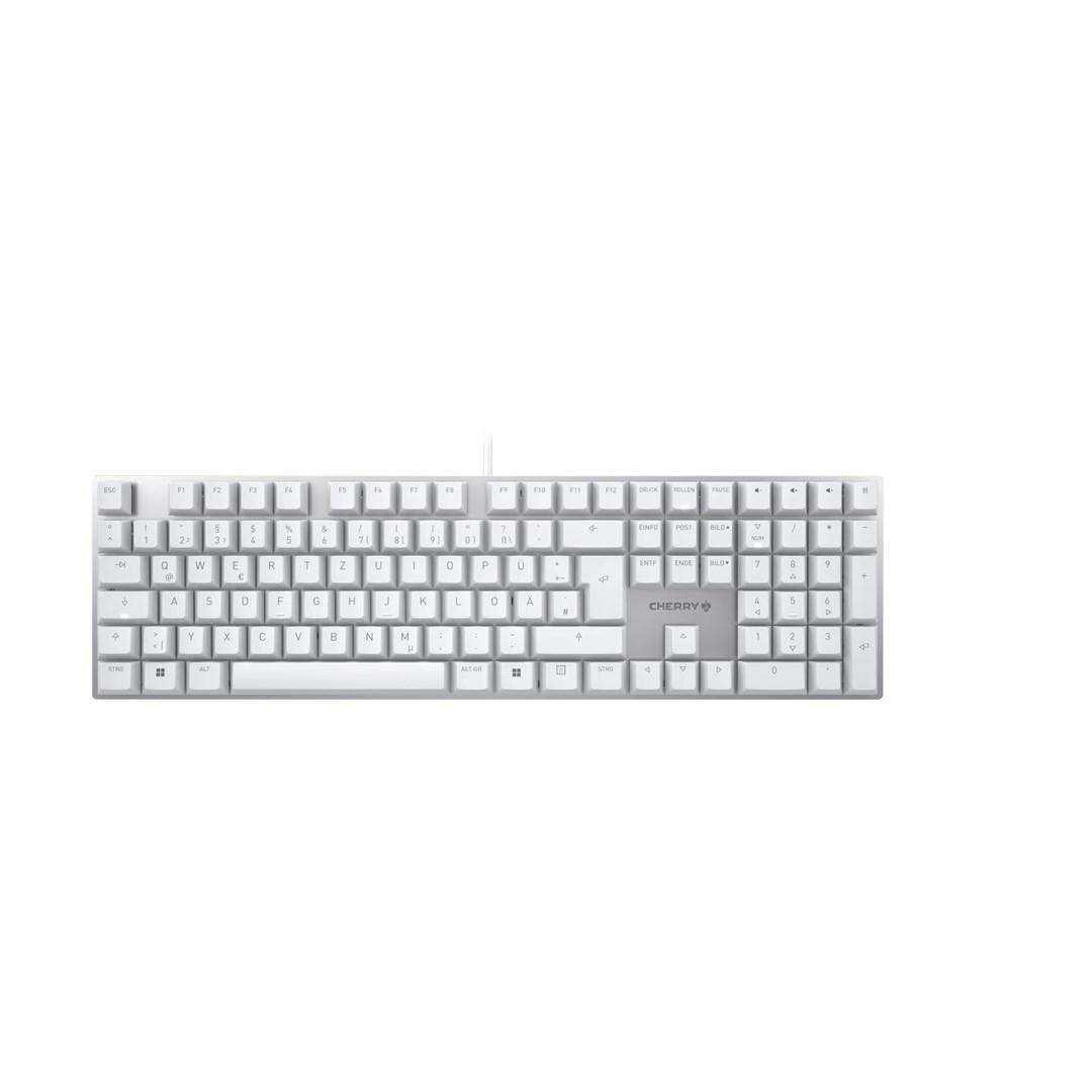 Cherry kablet mekanisk tastatur - fuld størrelse, hvid billede