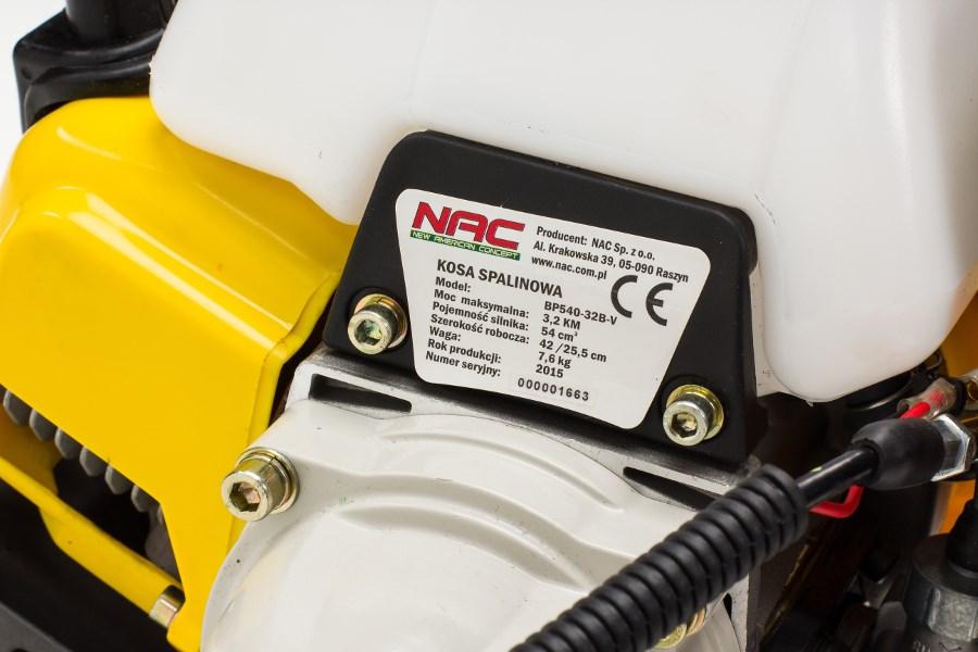 NAC benzindrevet buskrydder 54 cm³ – 3,2 kW