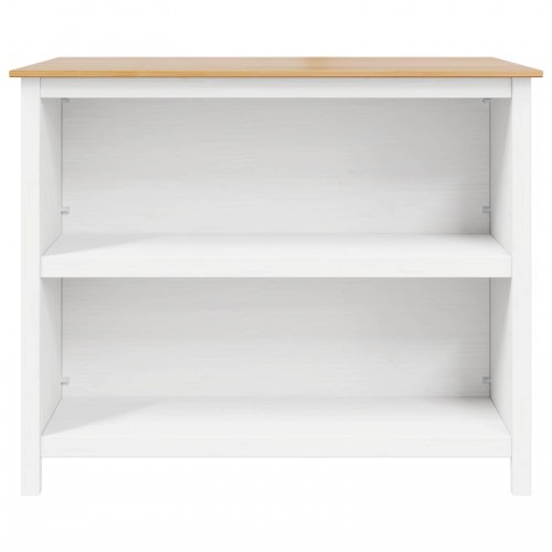 Køkkenøer HILL Hvid 112 x 66 x 90 cm Massivt fyrretræ