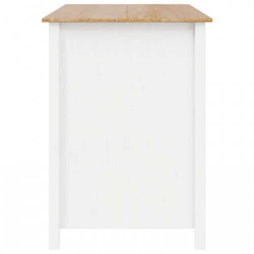 Køkkenøer HILL Hvid 112 x 66 x 90 cm Massivt fyrretræ