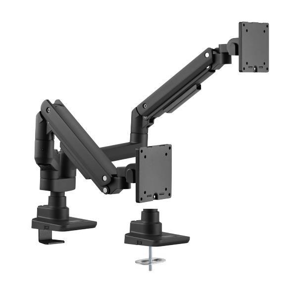 EQUIP Desktop skærmarm til 2 skærme, 17–35" – belastning op til 20 kg