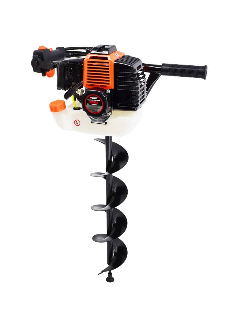 AWTOOLS GD520 benzindrevet jordbor - 2-takts 2,95 hk + 3 bor (100/150/200 mm)