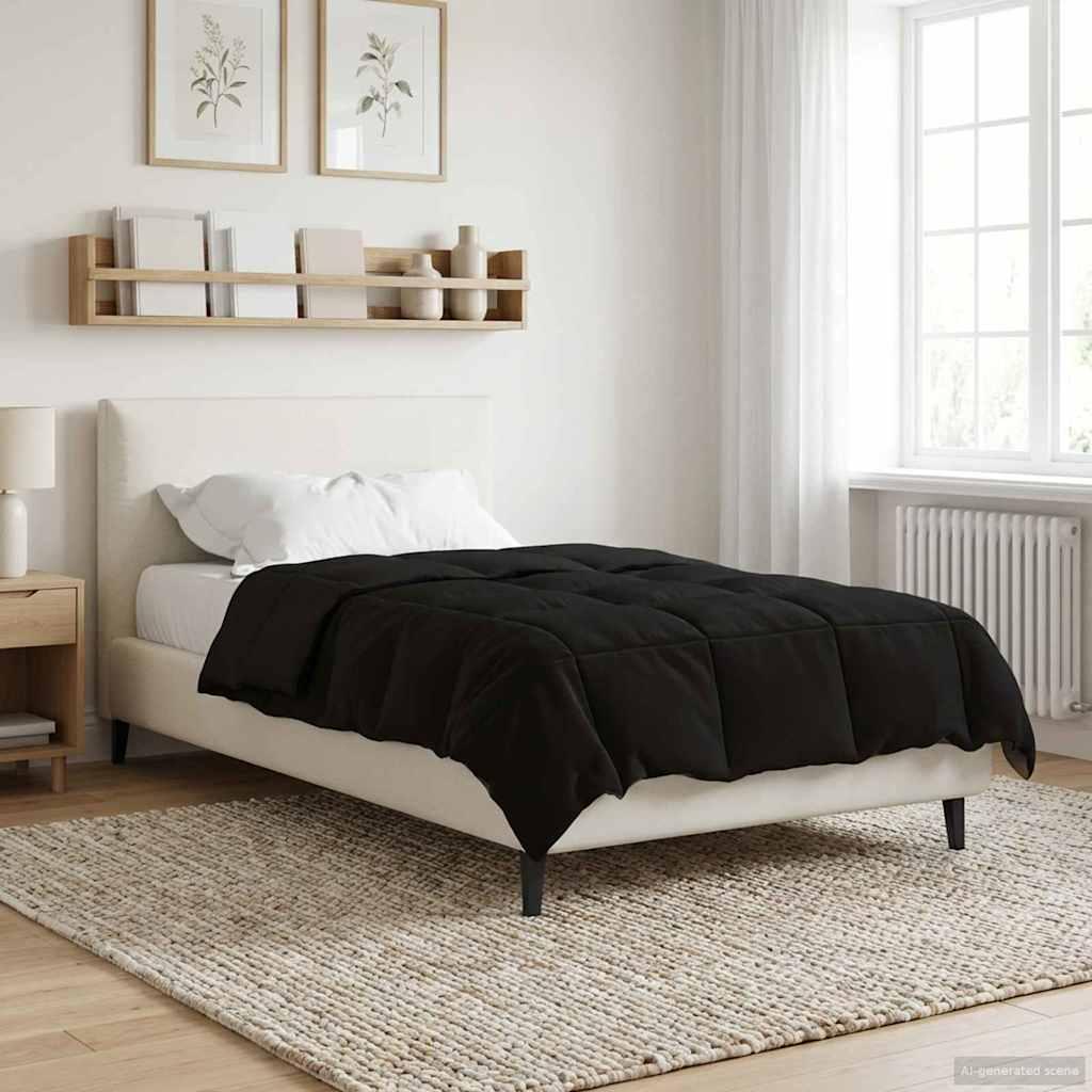 Vinter dyne Quilting Sort 140 x 220 cm Mikrofiber
