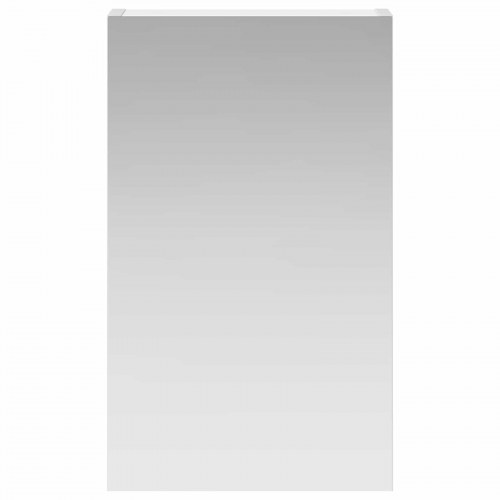 Badeværelsesspejlskab Hvid 30 x 10,5 x 50 cm Konstrueret træ