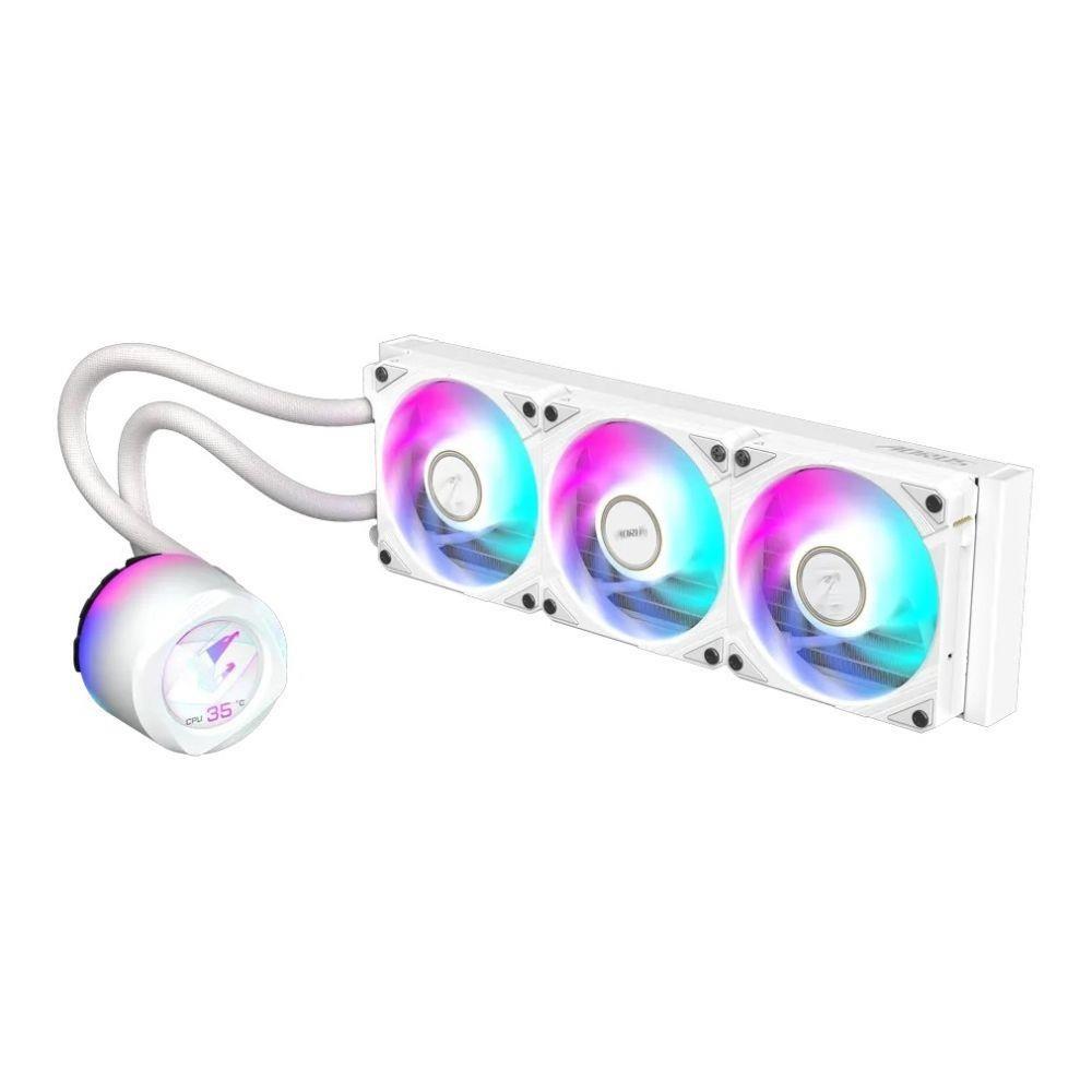 Gigabyte AORUS Waterforce X II 360I – 360 mm alt-i-en vandkøler (hvid) billede