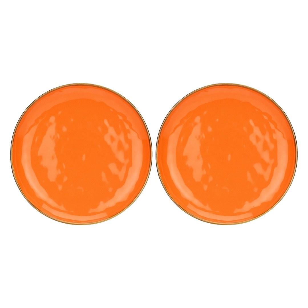 Rose&Tulipani Concerto Arancione - runde fade, sæt á 2 - orange, 32 cm