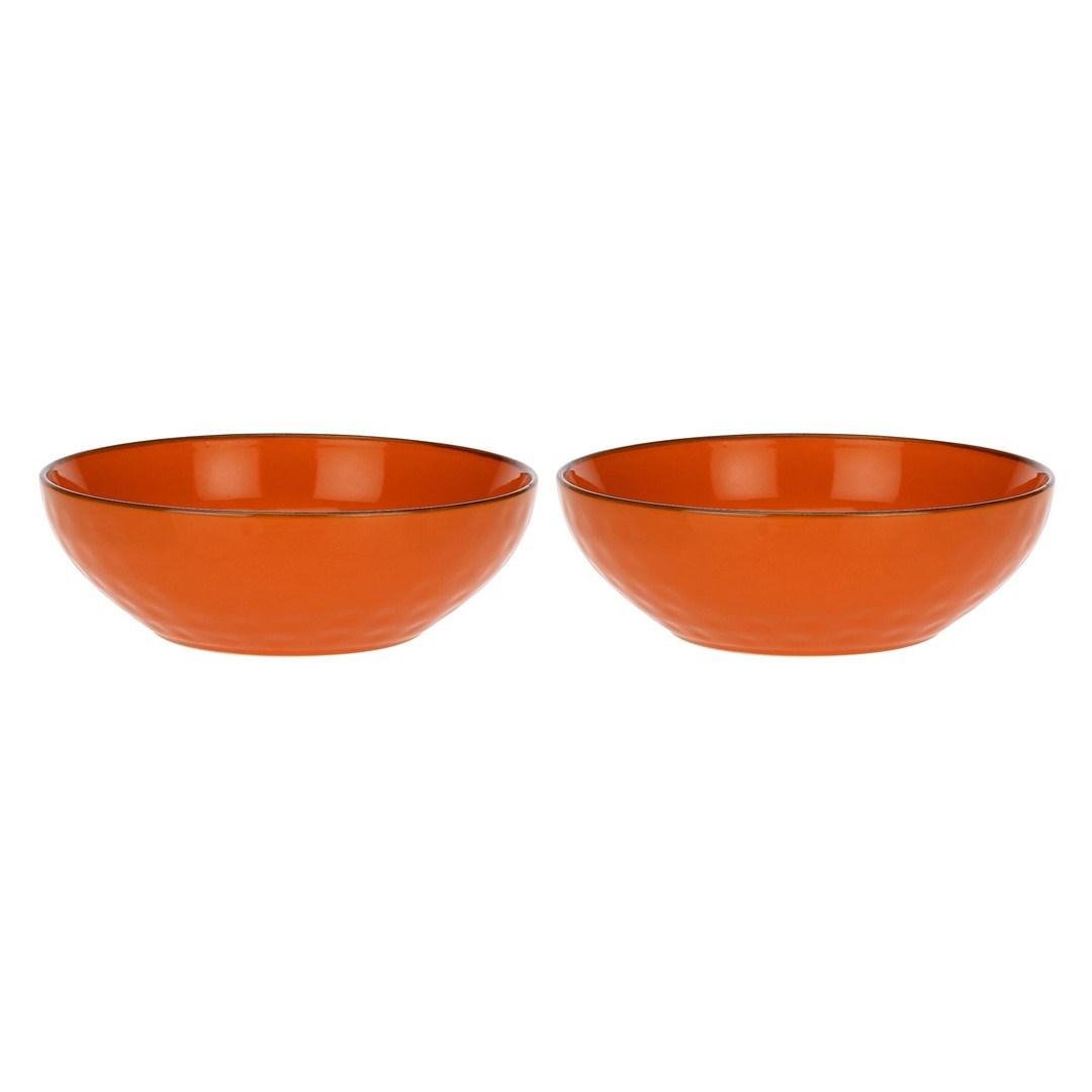 Rose&Tulipani Concerto Arancione salatskåle - sæt á 2, orange, 26 cm