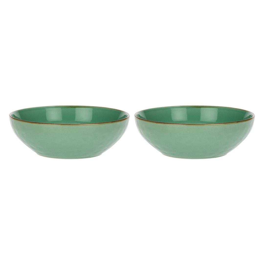 Rose&Tulipani Concerto Verde Acqua salatskåle - sæt á 2, mint, 26 cm