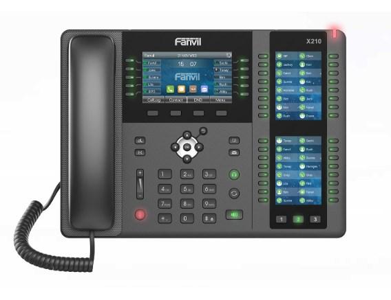 Fanvil X210 V2 SIP IP-telefon med PoE, Gigabit og USB