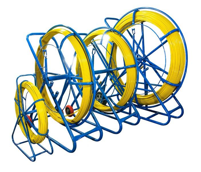 Extralink kabeltrækstang Pilot 6 mm – 100 m glasfiber (gul) billede