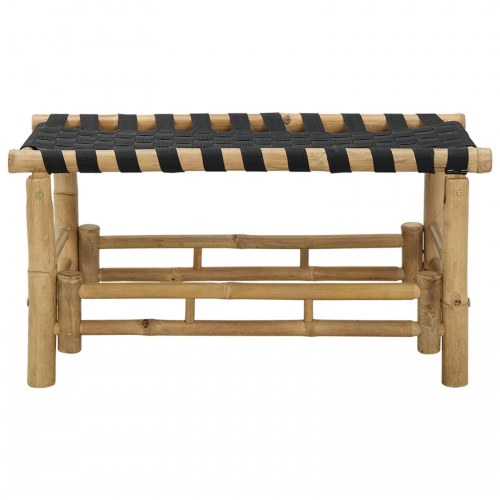 Havebænk Naturfarvet 80 x 38 x 40 cm Bambus